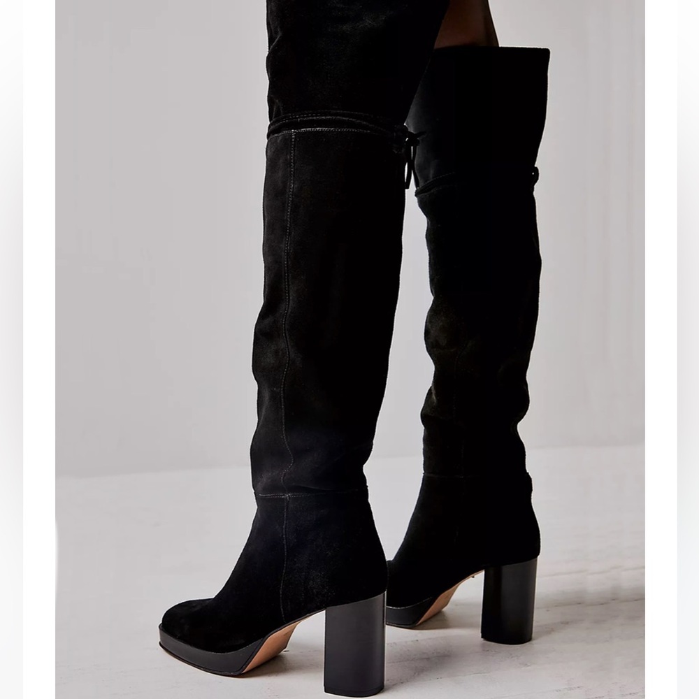 NWOT! FREE PEOPLE Echo Platform Over The Knee Boot - Size 39.5 - Picture 3 of 10